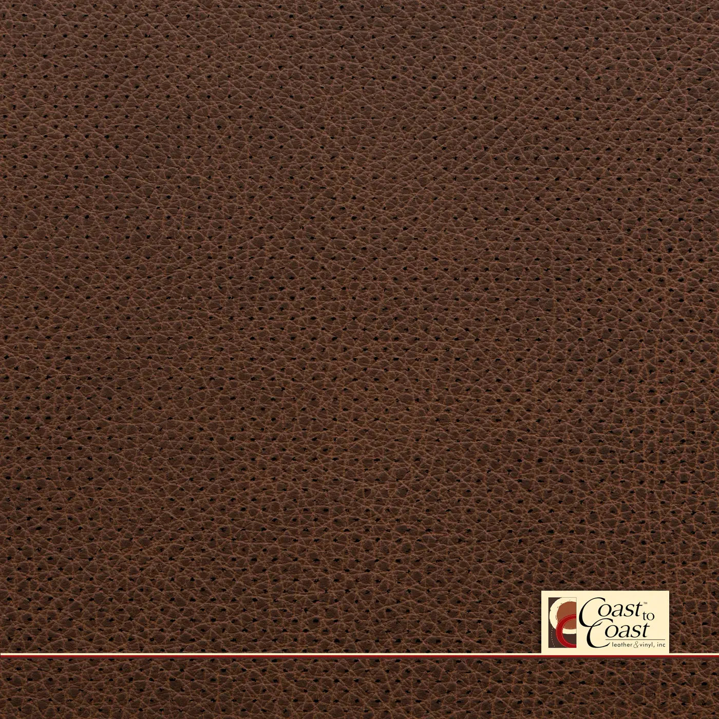 Deep Brown Full Hide / Gm Mirco Perf (1/16In) Leather
